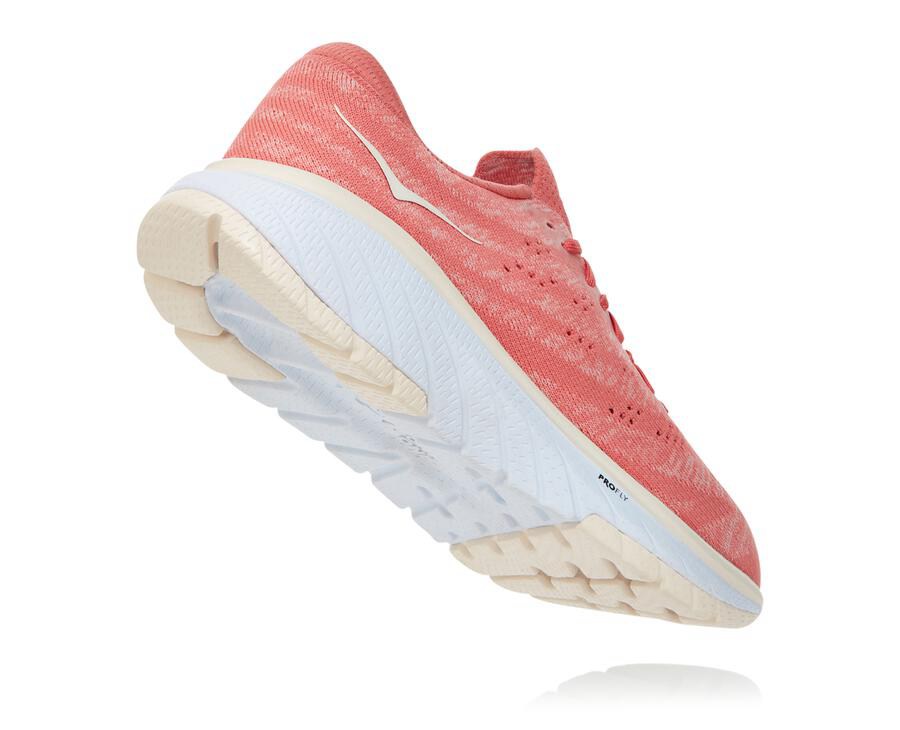 Tenis Corrida Hoka One One Feminino Laranja/Branco - Cavu 3 - 031-OYLVJI